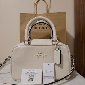 Brand New ‼️ Coach Satchel Crossbody Chalk CT776